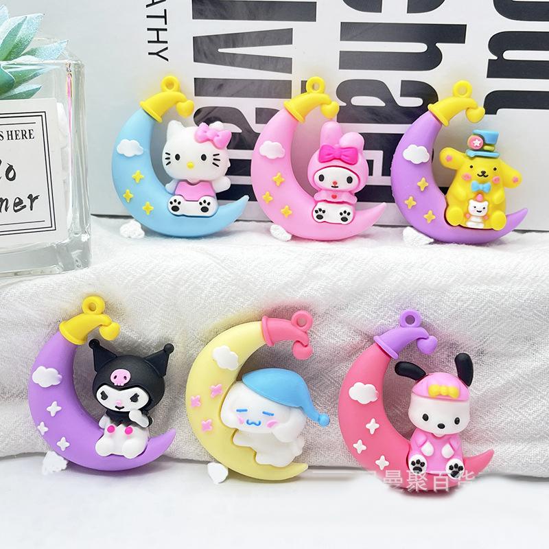 Hoạt Hình Móc Khóa Hình sanrio kt cinnamoroll kuromi Đáng Yêu