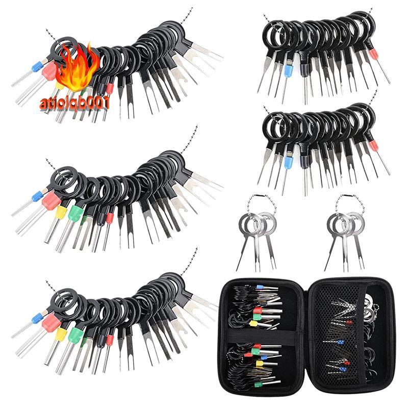 Bộ công cụ loại bỏ bộ chiết đầu cuối 82PCS Bộ công cụ chính ghim cho các thiết bị gia dụng trên ô tô , Công cụ kết nối dây có túi
