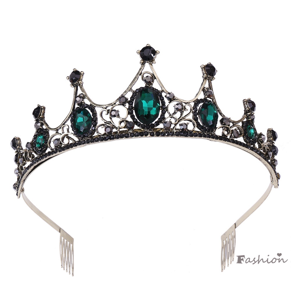 Vương Miện Hợp Kim Phong Cách Retro Cho Cô Dâu