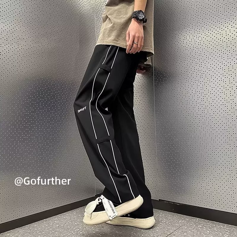 Quần Dài Ống Rộng Phong Cách Đường Phố Thời Trang Mùa Hè Cho Nam