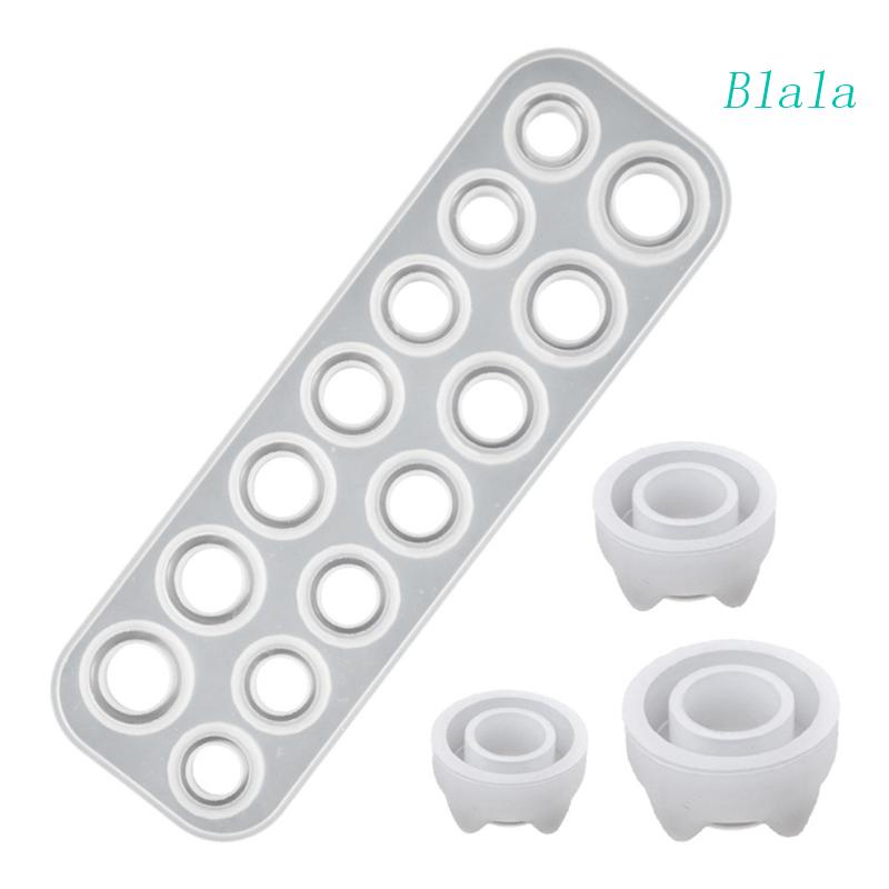 Khuôn Silicone 17 Ngăn Làm Nhẫn, Vòng cổ