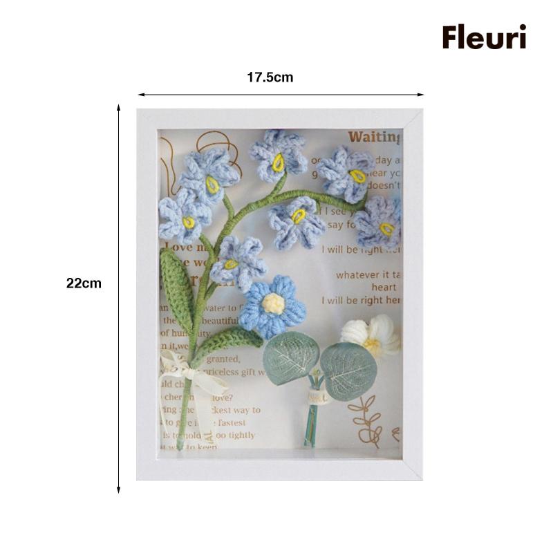 [Fleurir] Khung Ảnh Hoa Móc Bằng Sợi Móc Để Trang Trí Phòng Ăn Tiệc