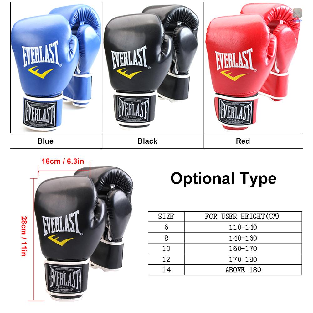 Găng Tay Tập Đấm Bốc / Muay Thái Có Thể Điều Chỉnh Cho Người Lớn Và Trẻ Em