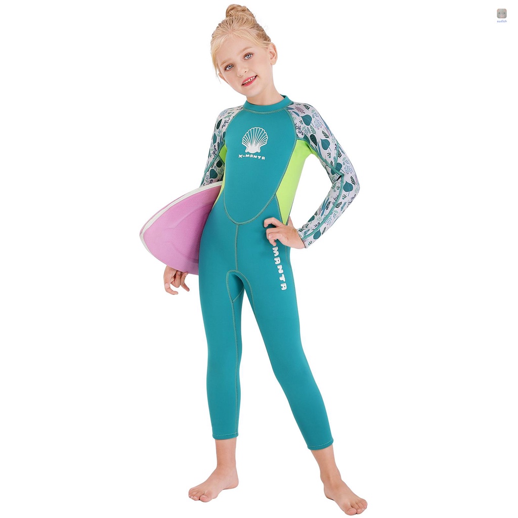 Bộ Đồ Bơi Lặn Một Mảnh Tay Dài Có Khóa Kéo Sau Lưng Khô Nhanh Dành Cho Bạn Gái