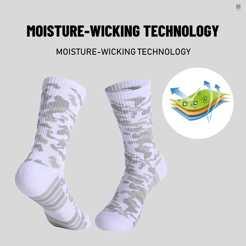 Vớ Thể Thao Dày Dặn Chống Trượt Thoáng Khí Nhiều Màu Sắc