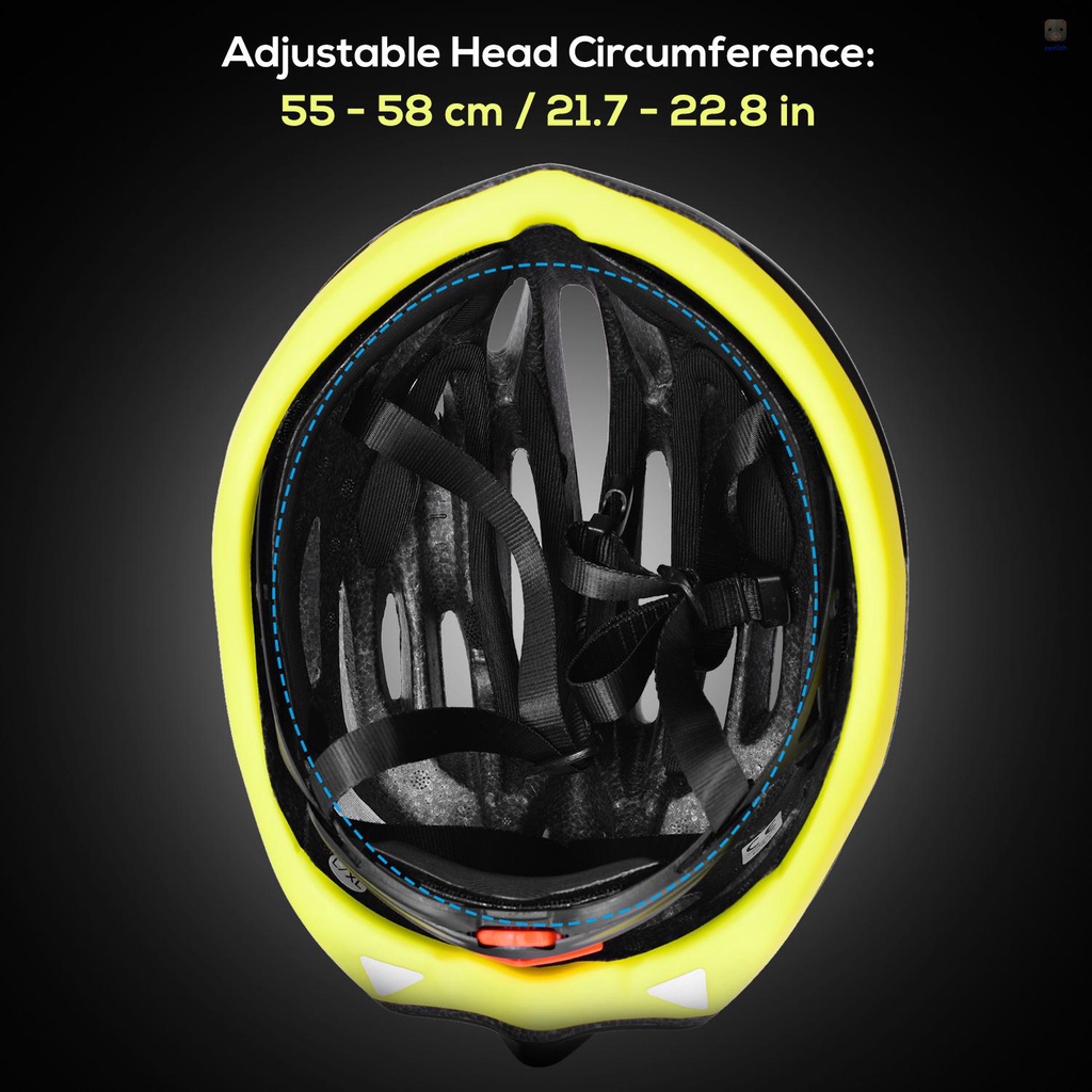 Mũ Bảo Hiểm Xe Đạp Siêu Nhẹ Với Đệm Lót Mềm Có Thể Điều Chỉnh Và Tháo Rời