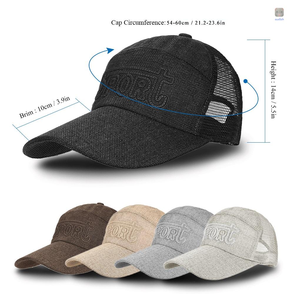 Mũ Lưỡi Trai Phối Lưới Thoáng Khí Nhanh Khô Thời Trang Xuân Hè Cho Nam Và Nữ