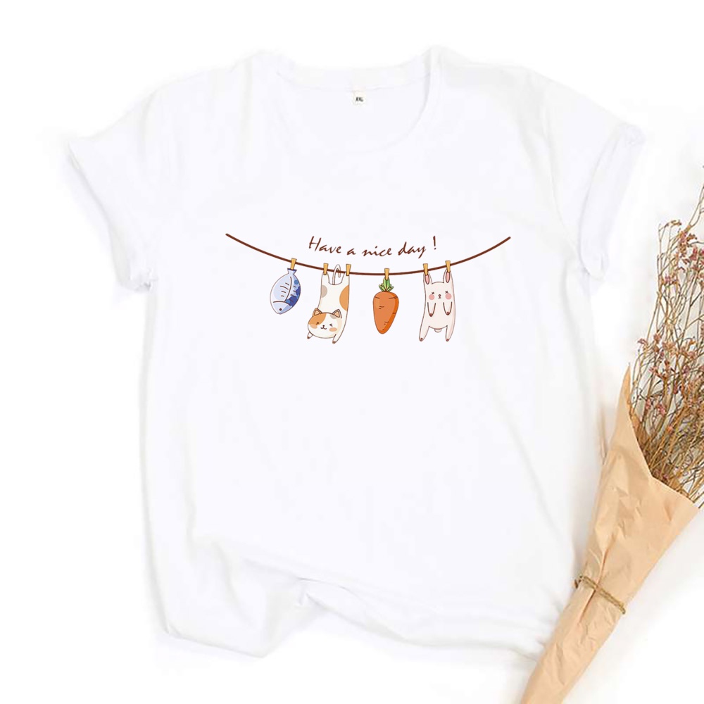 Mèo Dễ Thương In Họa Tiết Thời Trang Mẹ Bố Tôi Họ Bộ Áo Sơ Mi Sơ Sinh Cho Bé Body Quần Áo Thường Ngày Áo Trắng Tee Cha Mẹ Kid