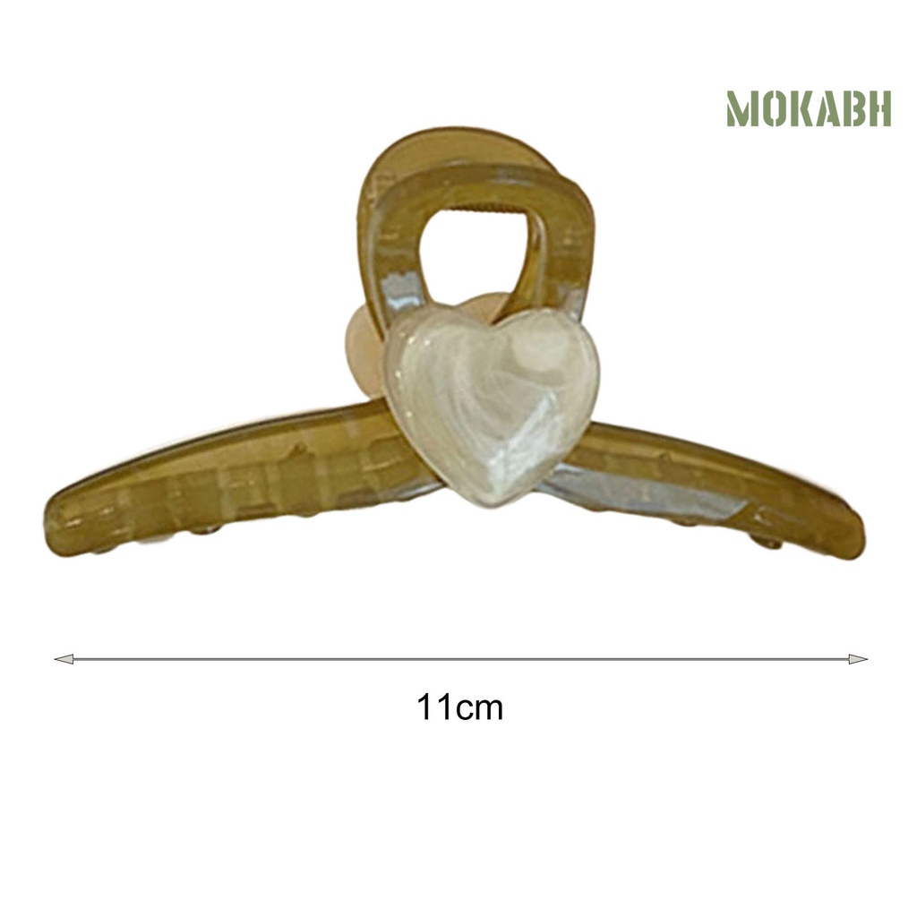 Kẹp Tóc Hình Trái Tim Chống Trượt Cỡ Lớn Thời Trang Cho Nữ