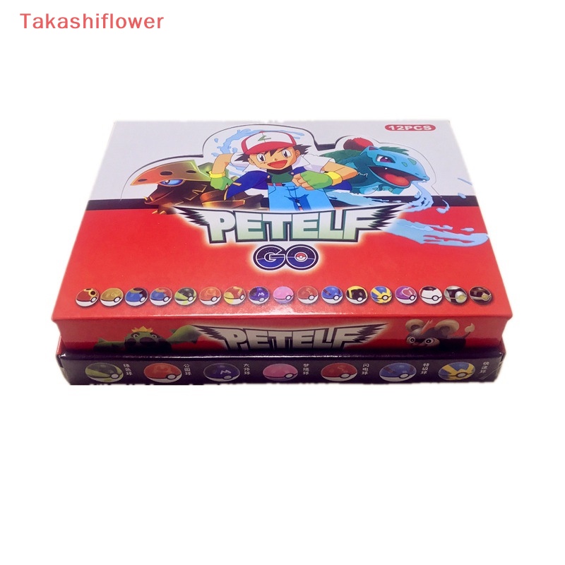 Set 12 Mô Hình Quả Bóng Pokemon Đồ Chơi Chất Lượng Cao