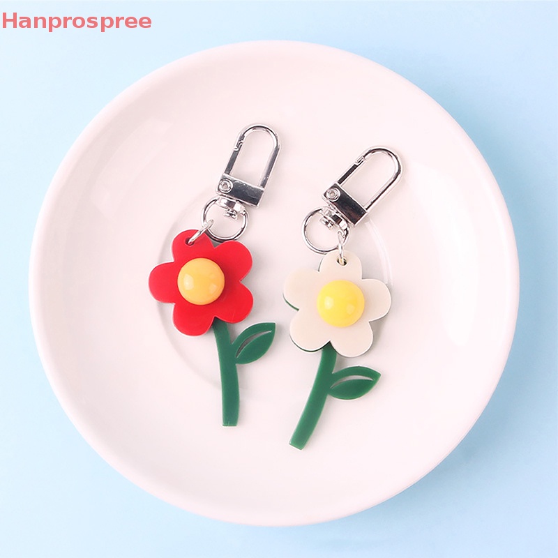 Hanprospree > Móc Khóa Hình Hoa Tối Giản Ngọt Ngào Dễ Thương Cho Nữ