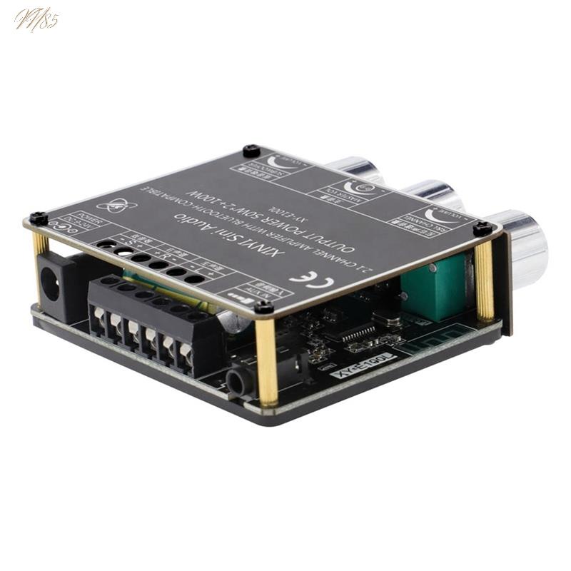 Xy-e100l 2.1 Kênh cho Mô-đun khuếch đại âm thanh Bluetooth 50Wx2 '100W Loa bảng mạch khuếch đại loa siêu trầm âm cao và thấp