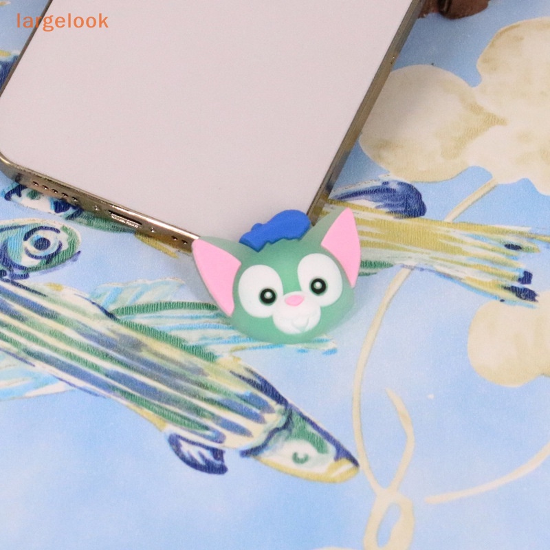 Bộ 5 Miếng Dán PVC Mềm Phản Quang Họa Tiết Hoạt Hình Dễ Thương Dùng Trang Trí Ốp Điện Thoại DIY