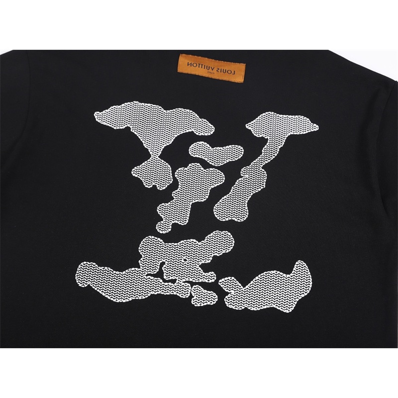 Áo Thun Tay Ngắn Cổ Tròn In Logo Đám Mây Trước Và Sau Thời Trang Unisex L88V- Thời Trang