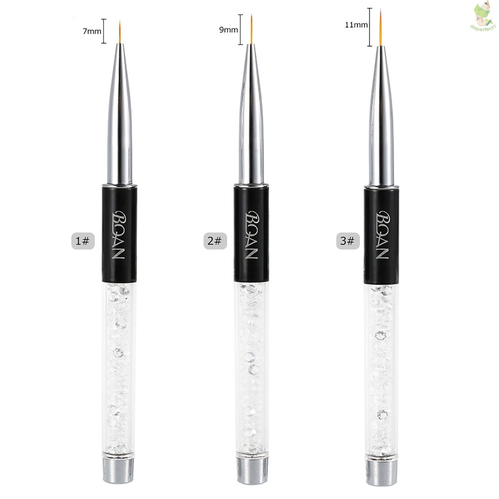 Cọ Vẽ Trang Trí Móng Tay Nghệ Thuật Gel UV Acrylic 9mm