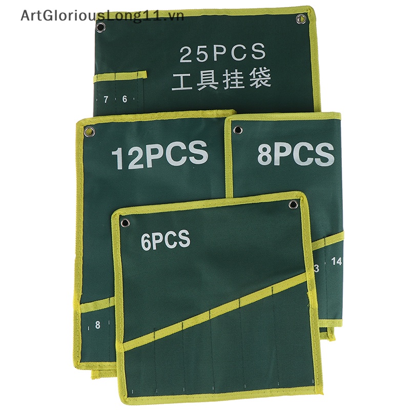 Túi Cuộn Đựng Cờ Lê 6 / 8 / 12 / 25 Ngăn Tiện Dụng