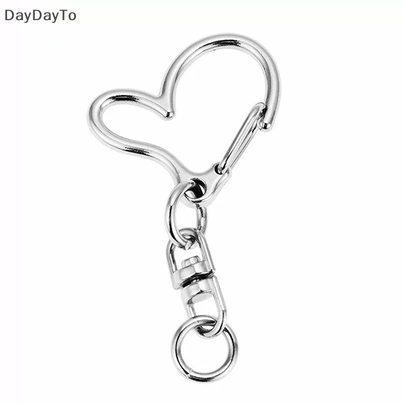 Set 10 Móc Khóa Hình Trái Tim Rỗng DIY