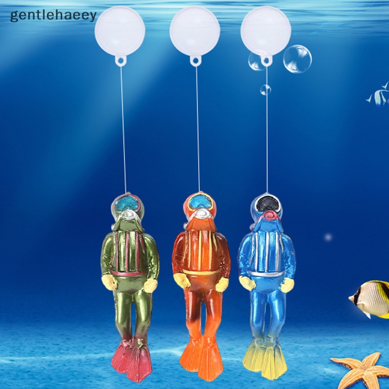 Gent Fish Landscaping Tượng Hoạt Hình Nhiều Màu Sắc Diver Cá Chép Floag Ball Floag Trang Trí