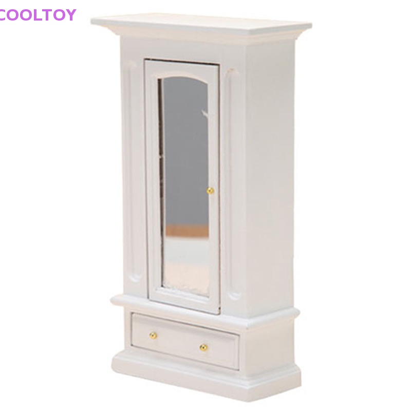 Tủ Quần Áo Có Gương Chiều Dài Tỉ Lệ 1: 12 Trang Trí Nhà Búp Bê