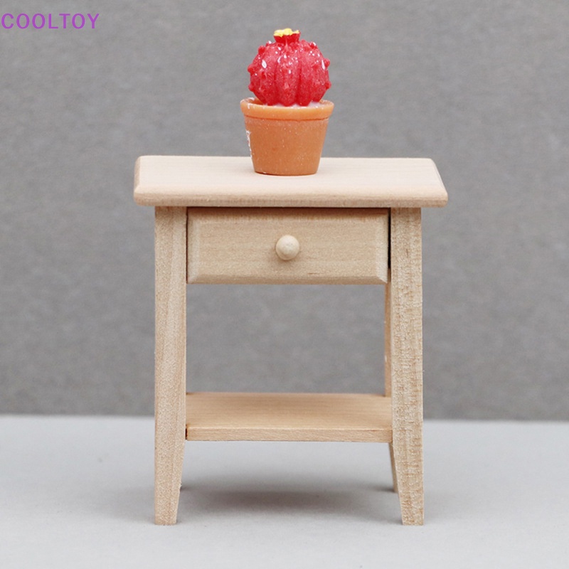 Cooltoy Mô Hình Nội Thất Phòng Khách / Giường Ngủ Thủ Công Màu Trơn Mini Tỉ Lệ 1 / 12 Trang Trí Nhà Búp