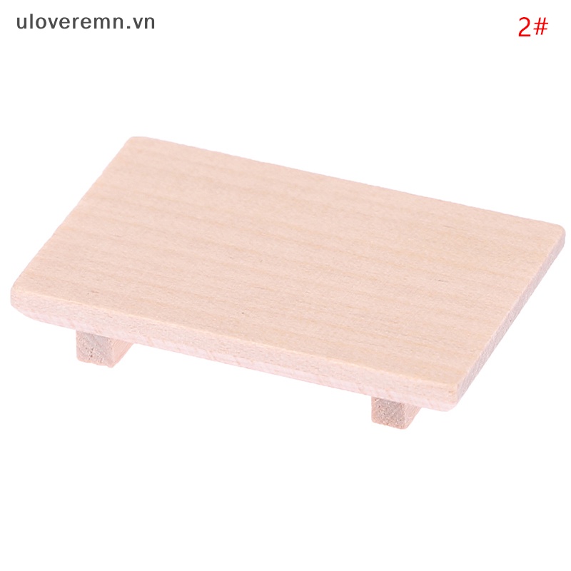 1 Bộ Dĩa Sushi Trái Cây Trang Trí Nhà Búp Bê Tỉ Lệ 1: 12
