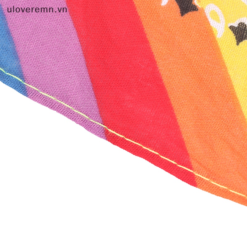 Khăn Choàng Cổ / Cà Vạt Bandana Hình Vuông Chất Liệu Cotton 6 Màu 55cm
