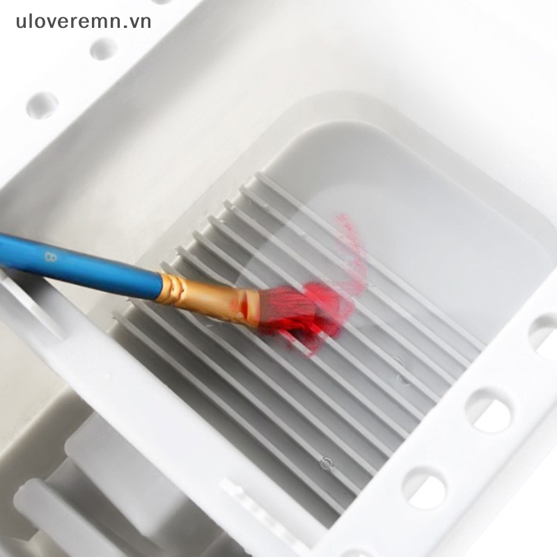 Xô Đựng Cọ Vẽ Kèm Giá Đỡ Màu Nghệ Thuật