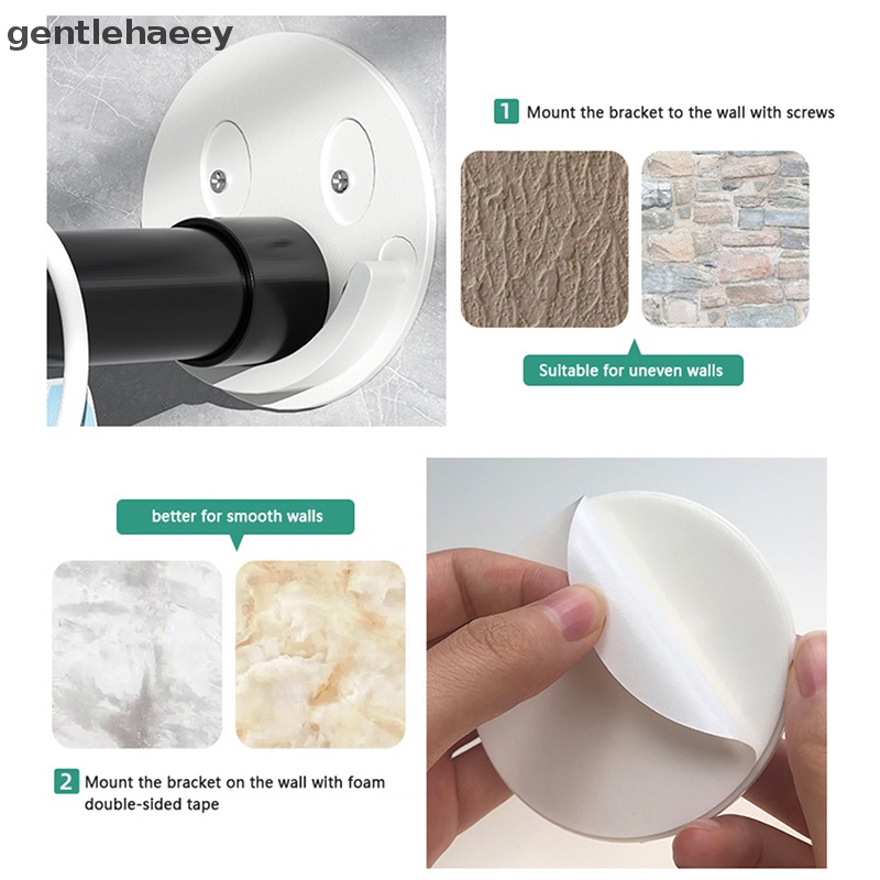 Bộ 2 Giá Đỡ Thanh Treo Rèm Cửa Gắn Tường Nhà Tắm Tiện Dụng