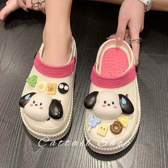 Cattail dép dép nữ dép bánh mì nữ dép bánh mì nữ Chống Trượt 051907