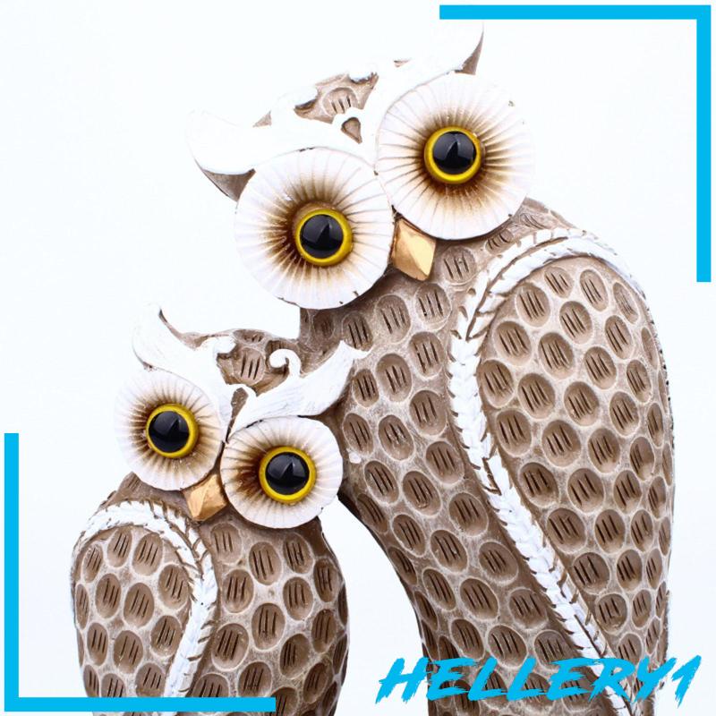 1 Tượng Hình Chim Cú Phong Cách Bắc Âu Dùng Để Trang Trí Phòng Khách