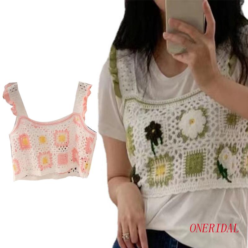 Áo Tank Top Dệt Kim Không Tay Khoét Lỗ Dễ Thương Thời Trang Cho Bạn Gái