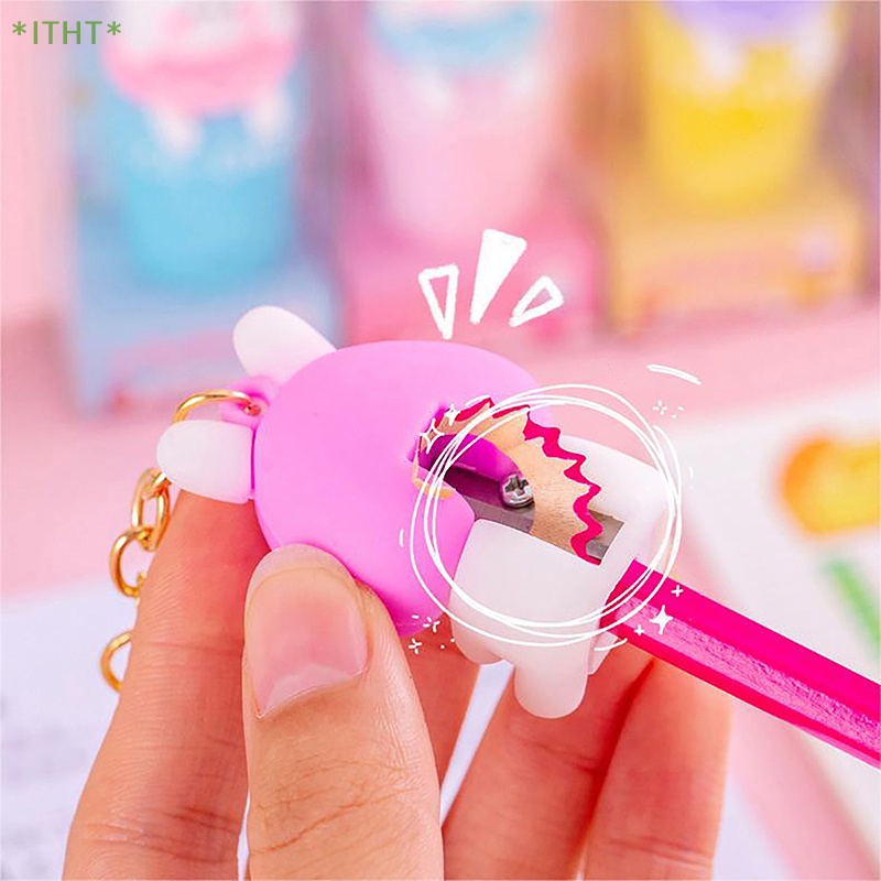 Đồ Chuốt Bút Chì Bằng Silicon Họa Tiết Hoạt Hình Màu Sắc Ngẫu Nhiên Mới