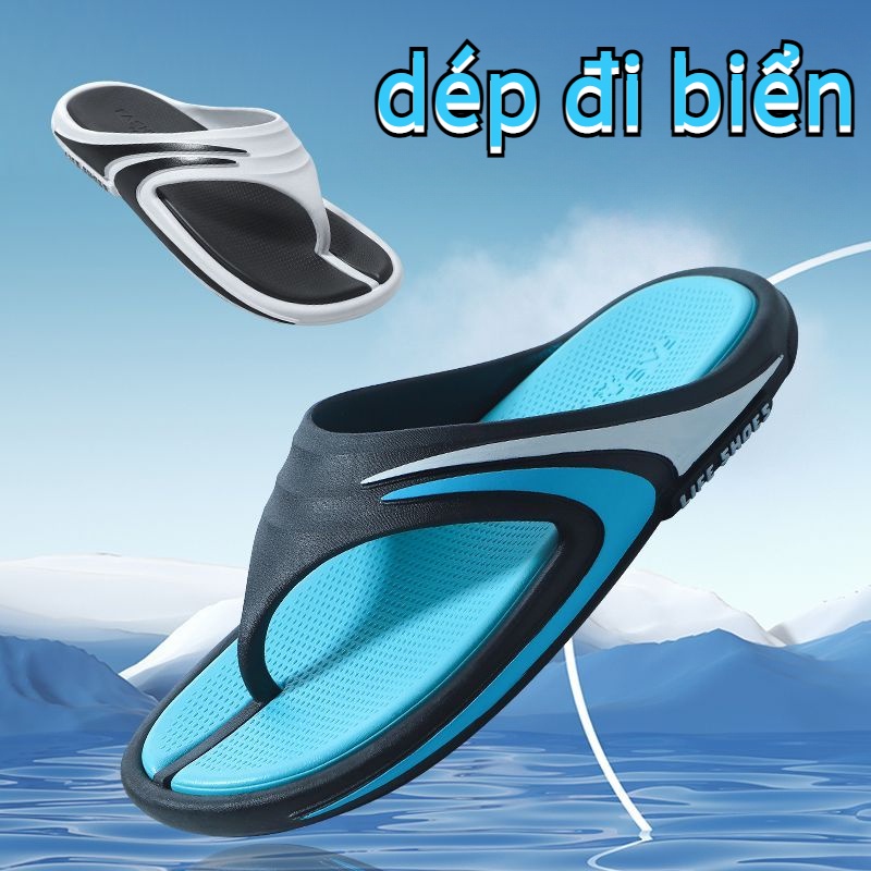 Dép Xỏ Ngón Chống Trượt Thoáng Khí Thời Trang Đi Biển Mùa Hè Cho Nam