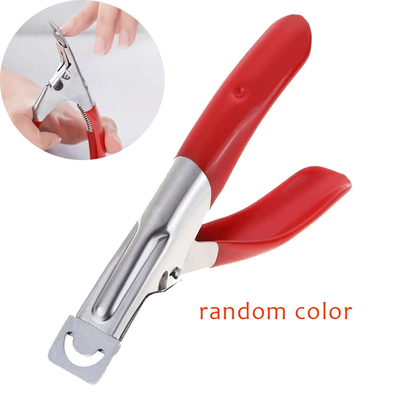 Bộ Dụng Cụ Kéo Và Keo Dán Móng Giả Mini Nhanh Khô Monja