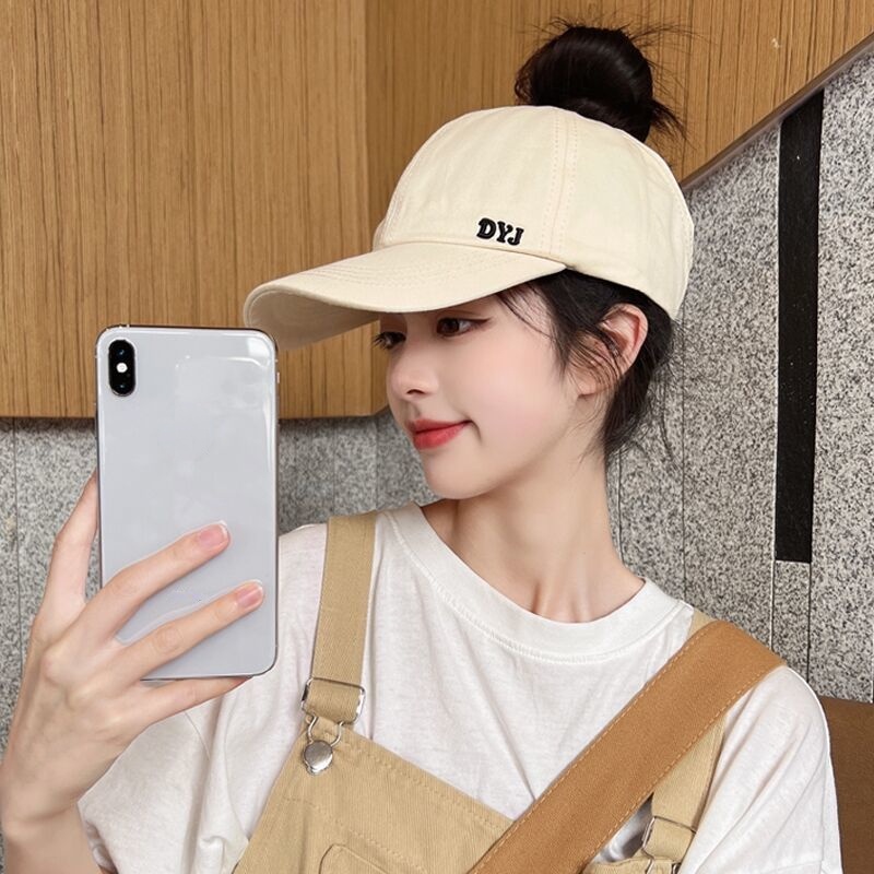 Mũ Lưỡi Trai Mềm Thoáng Khí Thấm Hút Mồ Hôi 6 Màu Tùy Chọn Thời Trang Cho Nữ