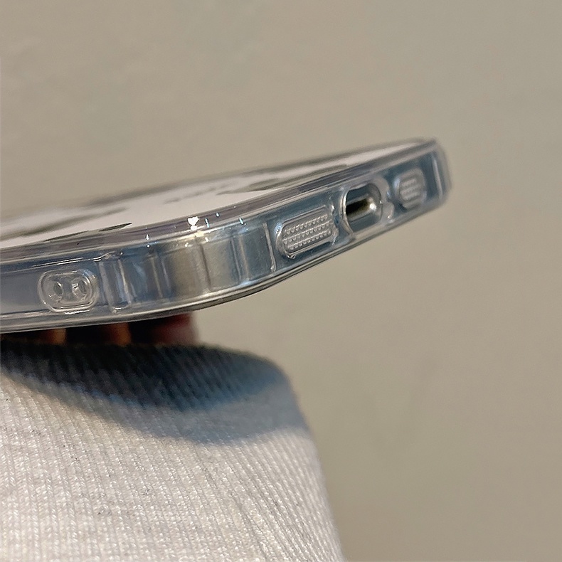 Ốp Điện Thoại Cứng Chống Sốc Tráng Gương Hình Thú Hoạt Hình Cho iPhone 14 13 12 11 Pro Max 14 Plus