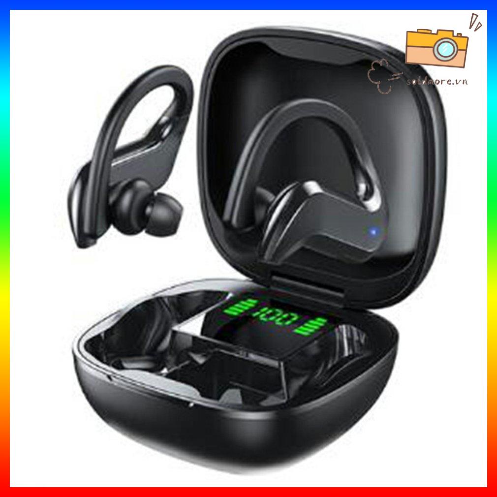 Tai nghe Bluetooth thông minh hiển thị kỹ thuật số gắn trên tai MD03-Đen