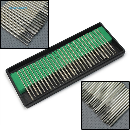 Túi Đựng Đồ Dùng Cao Cấp Tiện Dụng| Bộ 30 Mũi Khoan Kim Cương Cho Điêu Khắc Đá Thủy Tinh