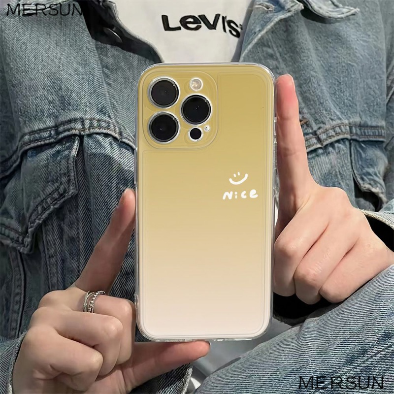 ✅Ốp Điện Thoại Mềm Chống Sốc In Hình Mặt Cười 78 Cho Iphone 12 13 6In14Pro 11 BAC6