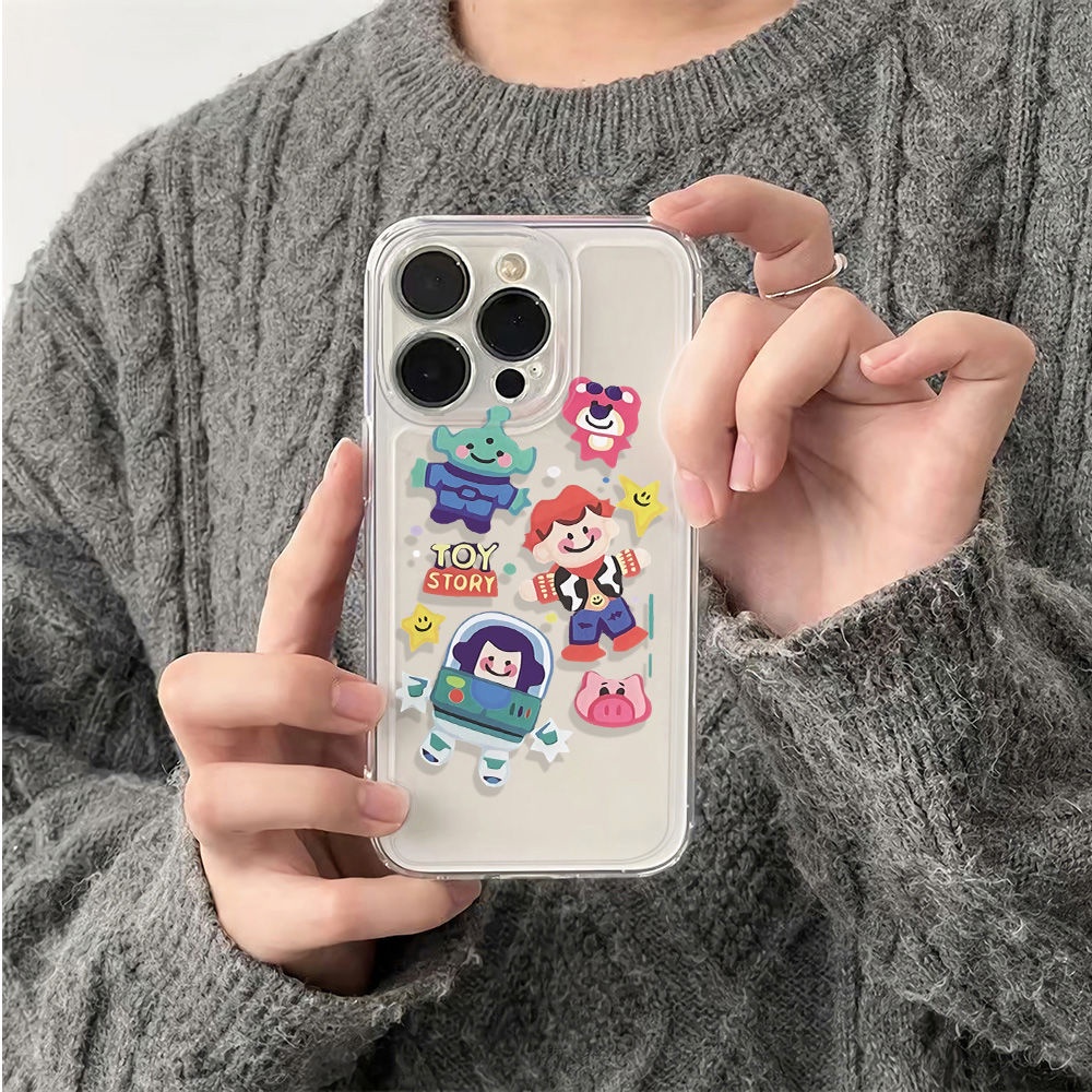 ✅Ốp Điện Thoại Dẻo Họa Tiết Hoạt Hình Toy Story Dễ Thương Chống Sốc Cho iPhone1214pro 6In13 max Z6J9 11