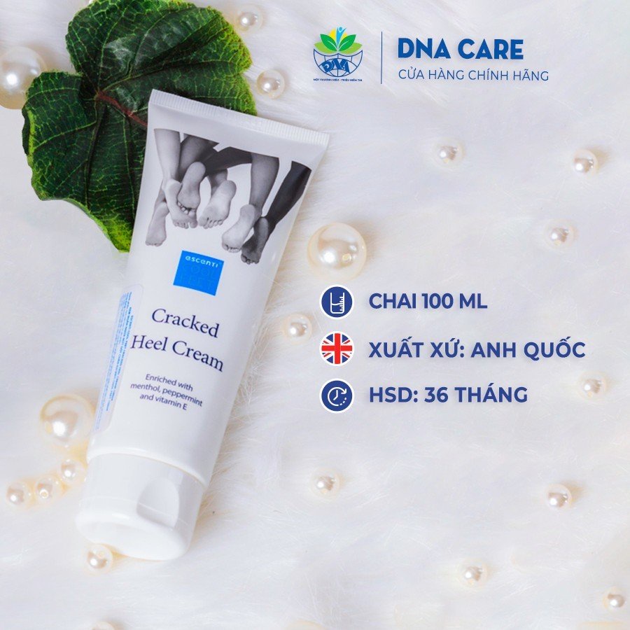 Kem bôi nứt gót chân ESCENTI làm mềm da chân tuýp 100ml