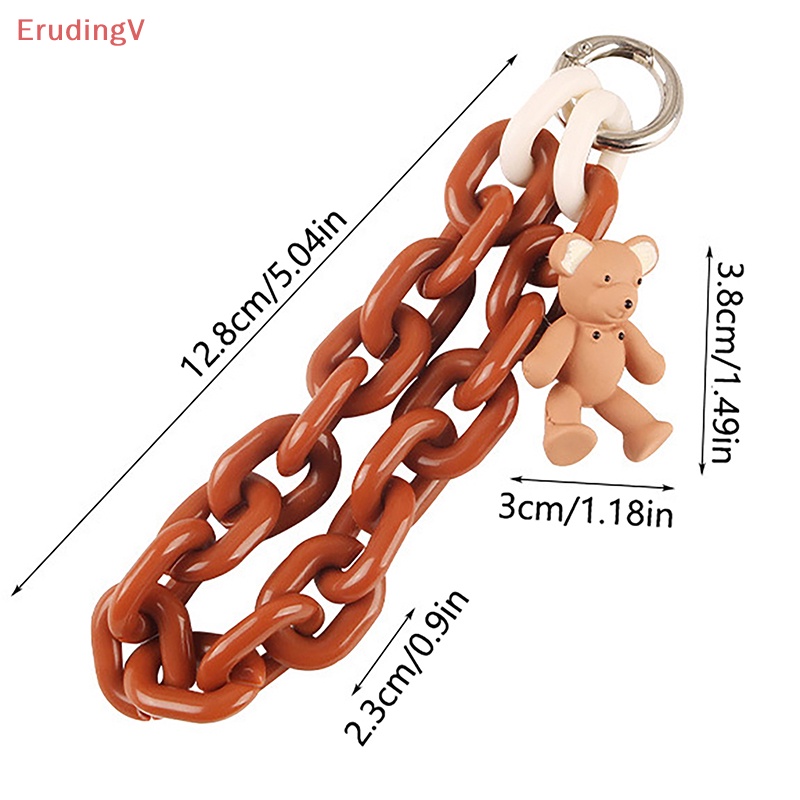 [ErudingV] Móc Khóa Hình Gấu Hoạt Hình Trang Trí Ba Lô [Mới]