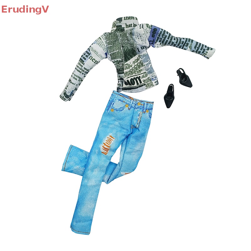 [ErudingV] Bộ Váy Xếp Ly Trên Và Dưới Cao Cấp Cho Búp Bê [Mới]