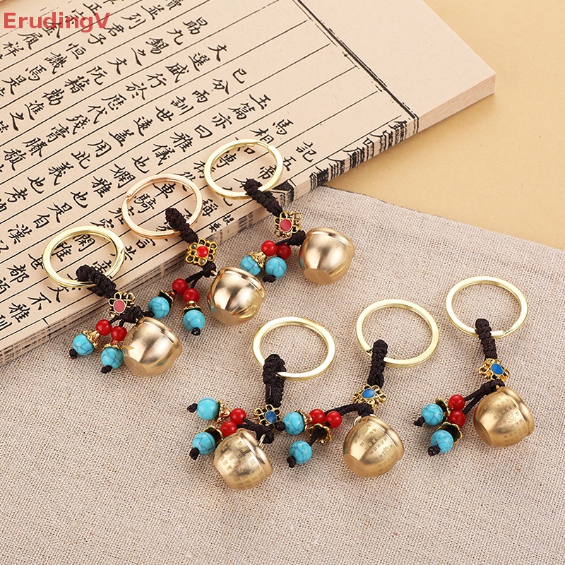 Mặt Dây Chuyền / Móc Chìa Khóa Bằng Đồng Thau Handmade Phong Thủy Cổ Điển