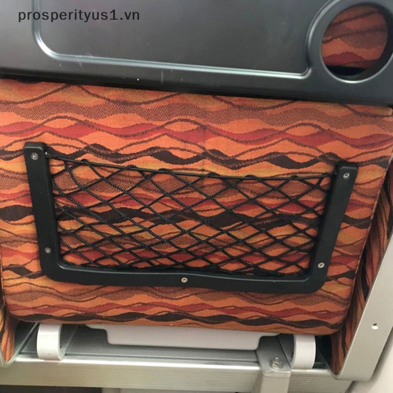 1 Túi Lưới Đựng Đồ Co Giãn Gắn Sau Ghế Ngồi Xe Hơi prosperityus1