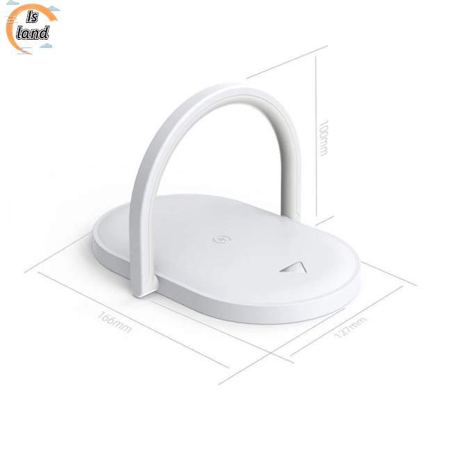 Đế Sạc Điện Thoại Không Dây 15w 3 Trong 1 Có Thể Gập Lại Tiện Dụng