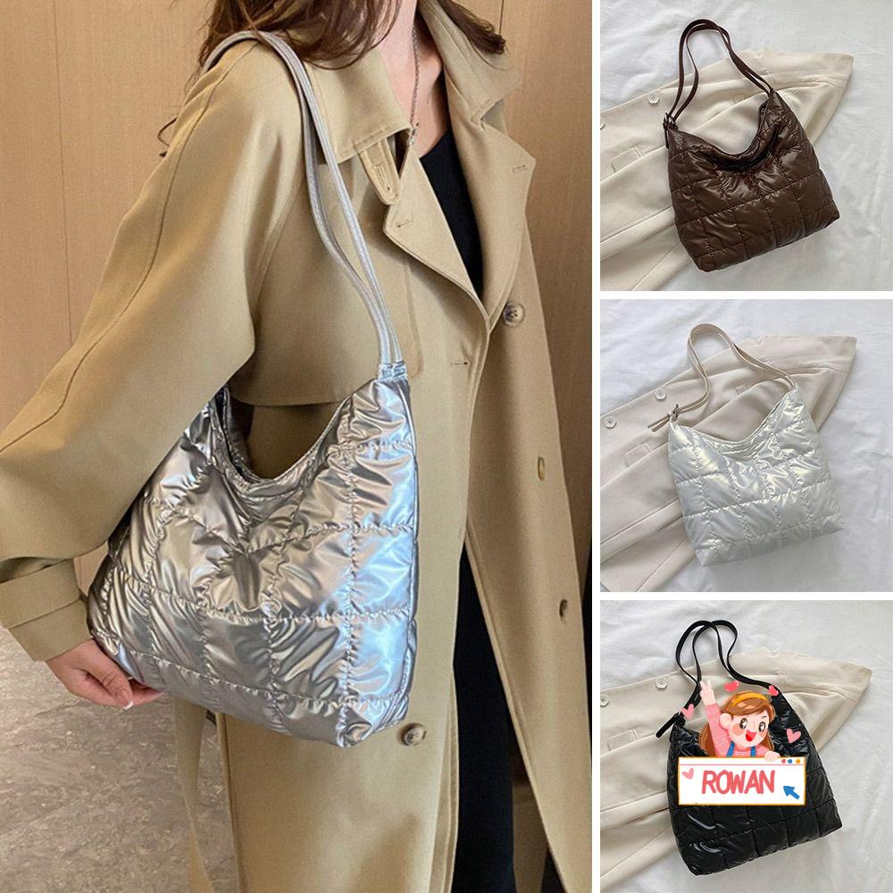 ROWANS Túi Tote Đeo Vai Bằng Cotton Đệm Mút