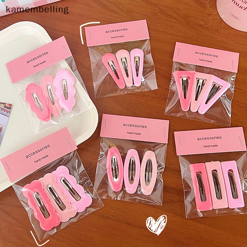 Set 3 Kẹp Tóc Màu Gradient Thời Trang Cho Nữ