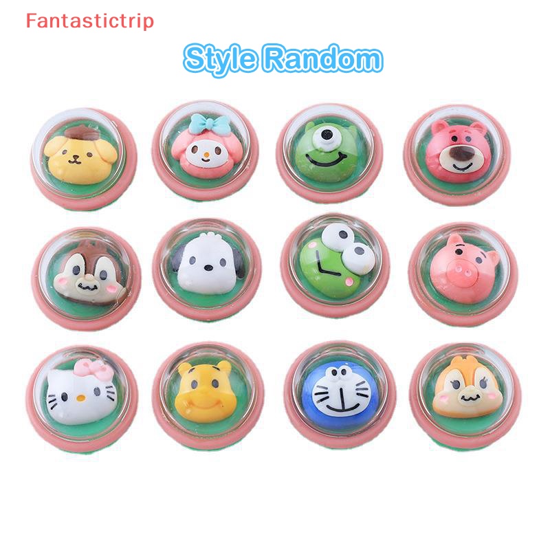 [Fantastictrip] Phụ Kiện Trang Sức Mặt Dây Chuyền / Kẹp Tóc Hình Gashapon Hoạt Hình Ngẫu Nhiên DIY Mới