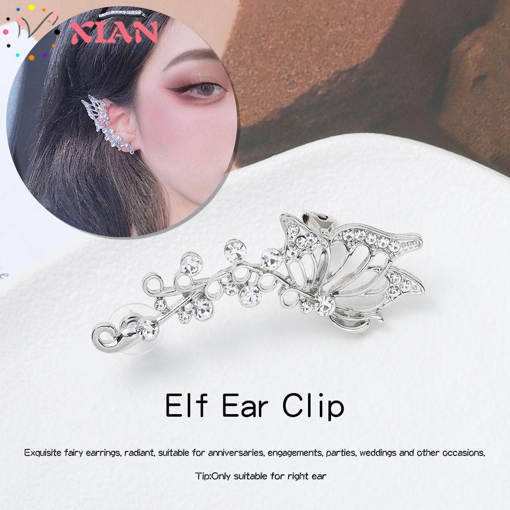 Khuyên Vành Tai Hình Bướm Thời Trang Dự Tiệc|Băng Đô Quấn Tai Màu Sắc Phong Cách Punk Cổ Tích